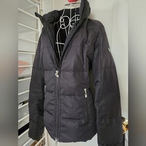 Escada Down Jacket Black Size38 Good Condition.